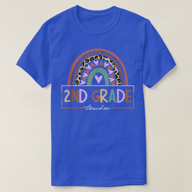 2nd Grade Teacher Shirt First Day Of School Gift T (Design Front)