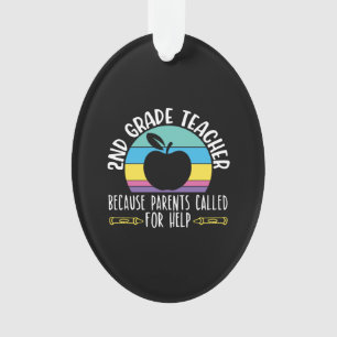 2nd Grade Teacher Shirts I Love My Second Graders Ornament
