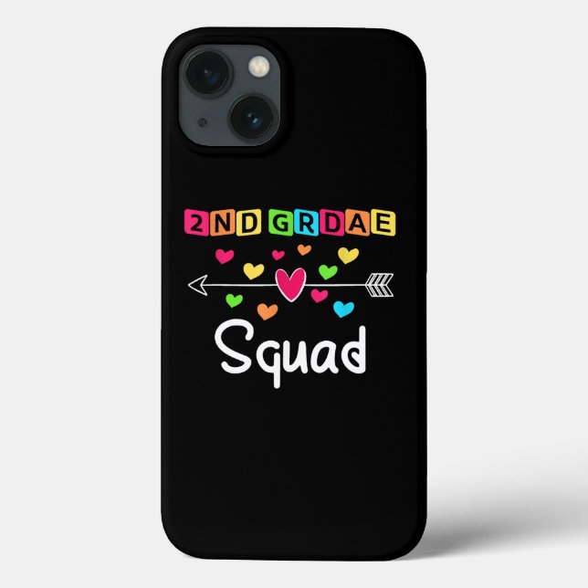 2nd grade Teacher Shirts School Team Second Grade Case-Mate iPhone Case (Back)