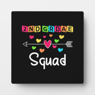 2nd grade Teacher Shirts School Team Second Grade Plaque
