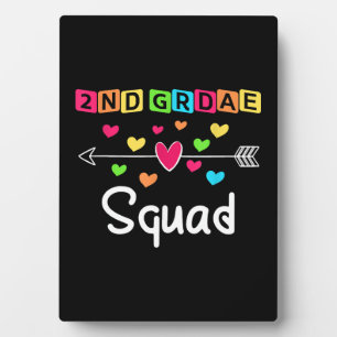 2nd grade Teacher Shirts School Team Second Grade Plaque