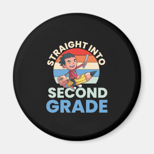 2nd Grade Teacher Straight Into Second Grade Magnet