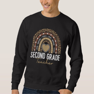 2nd Grade Teacher Team Second Grade Vibes Back To  Sweatshirt