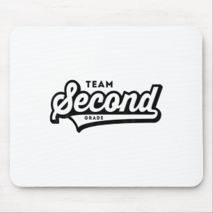 2nd Grade Team School Teacher Second Baseball Styl Mouse Pad
