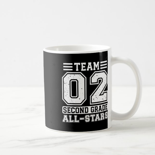 2nd Grade Team Second Grade Back To School  Coffee Mug (Right)