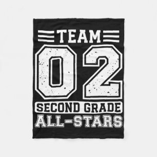 2nd Grade Team Second Grade Back To School Fleece Blanket