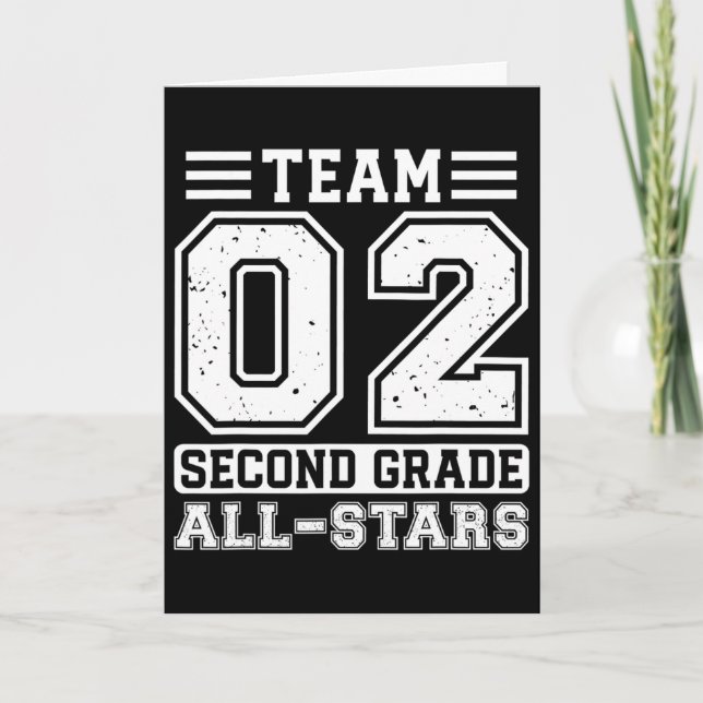 2nd Grade Team Second Grade Ck To School  Card (Front)