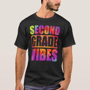 2nd Grade Tie Dye Teachers Students Back To School T-Shirt