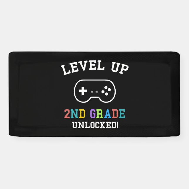 2nd Grade Unlocked Banner (Horizontal)