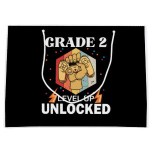 2nd Grade Unlocked Level Up Back To School First Large Gift Bag