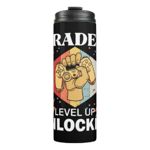 2nd Grade Unlocked Level Up Back To School First Thermal Tumbler