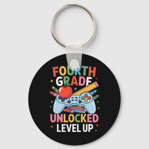 2nd Grade Unlocked Level Up Gamer Kids Boys Ck To Key Ring