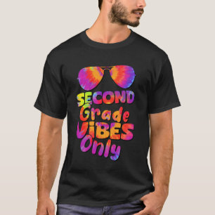 2nd Grade Vibes Back to School Cute Cat for Girls T-Shirt