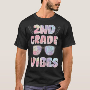 2nd Grade Vibes Cute Teacher First Day Back To Sc T-Shirt