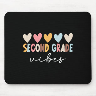 2nd Grade Vibes First Day Of School Welcome Back T Mouse Pad