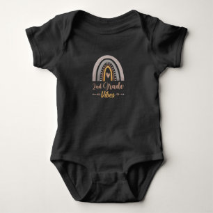 2nd Grade Vibes Second Grade Back to School Baby Bodysuit