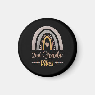 2nd Grade Vibes Second Grade Back to School Magnet