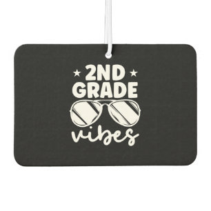 2nd Grade Vibes Welcome Back To School 2nd Grade Car Air Freshener