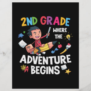 2nd Grade Where The Adventure Begins Flyer