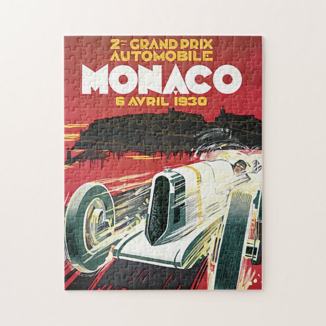 2nd Grand Prix Automobile de Monaco Jigsaw Puzzle (Vertical)