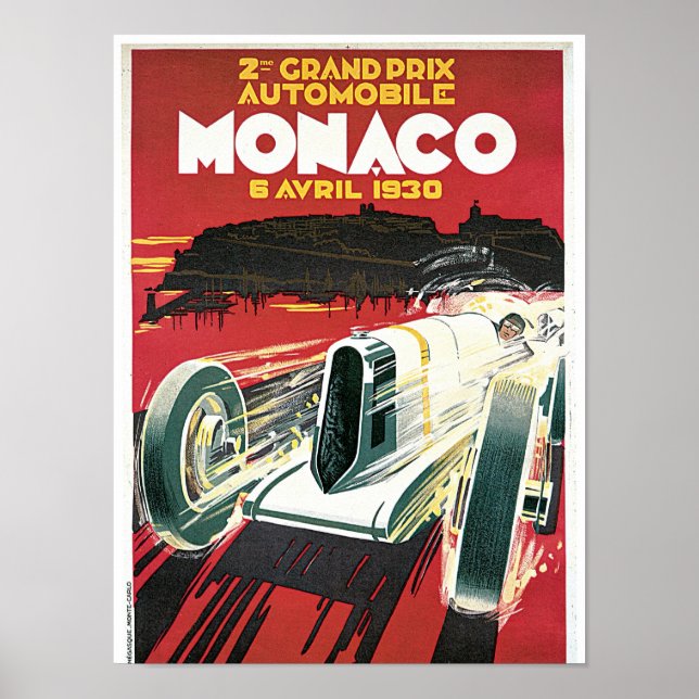 2nd Grand Prix Automobile de Monaco Poster (Front)