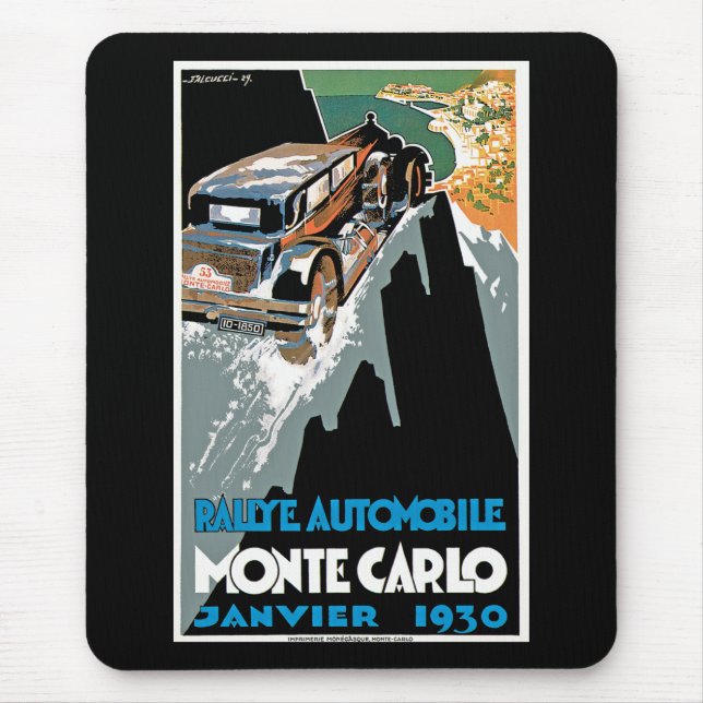 2nd Grand Prix Automobile de Monte Carlo Mouse Pad (Front)