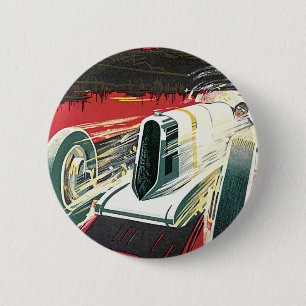 2nd Grand Prix de Monaco 6 Cm Round Badge