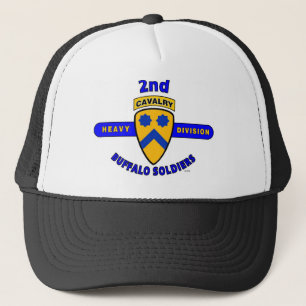 2ND HEAVY CAVALRY DIVISION "BUFFALO SOLDIERS" TRUCKER HAT
