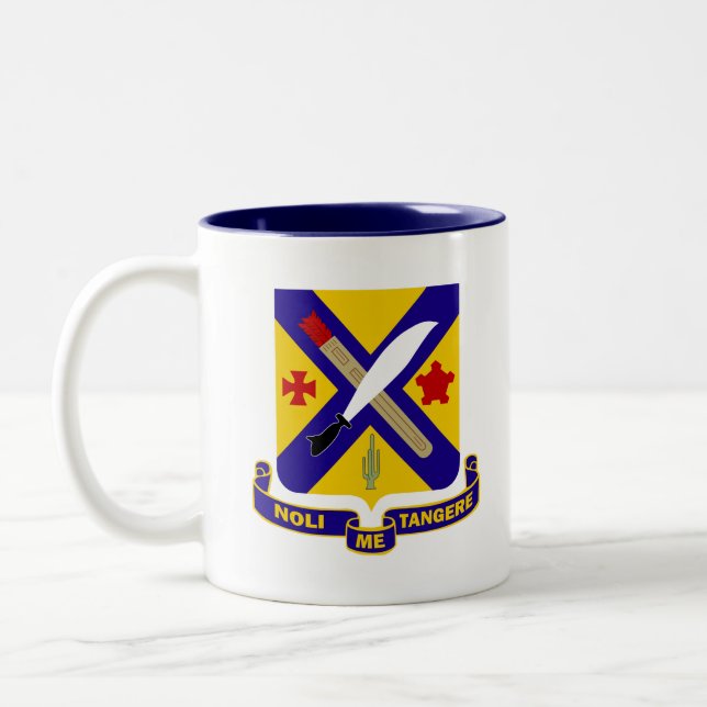 2nd Inf Reg - Vietnam Two-Tone Coffee Mug (Left)