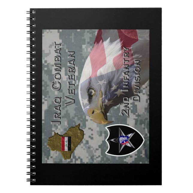 2nd Infantry Div Iraq Combat Veteran Notebook (Front)