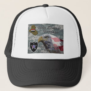 2nd Infantry Div Iraq Combat Veteran Trucker Hat
