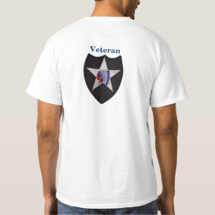 2nd infantry division 2nd ID Veterans vets patch T-Shirt
