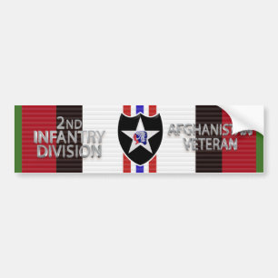 2nd Infantry Division Afghanistan Veteran Bumper Sticker