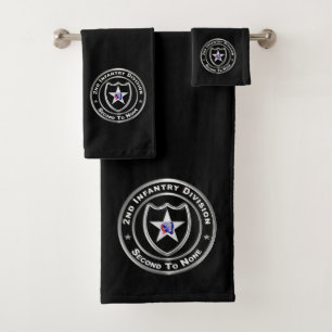 2nd Infantry Division  Bath Towel Set