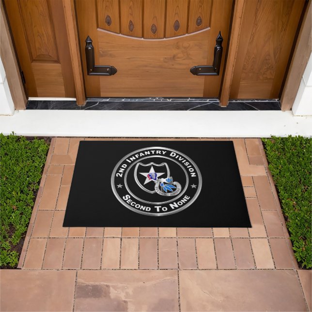 2nd Infantry Division  Doormat (Outdoor)