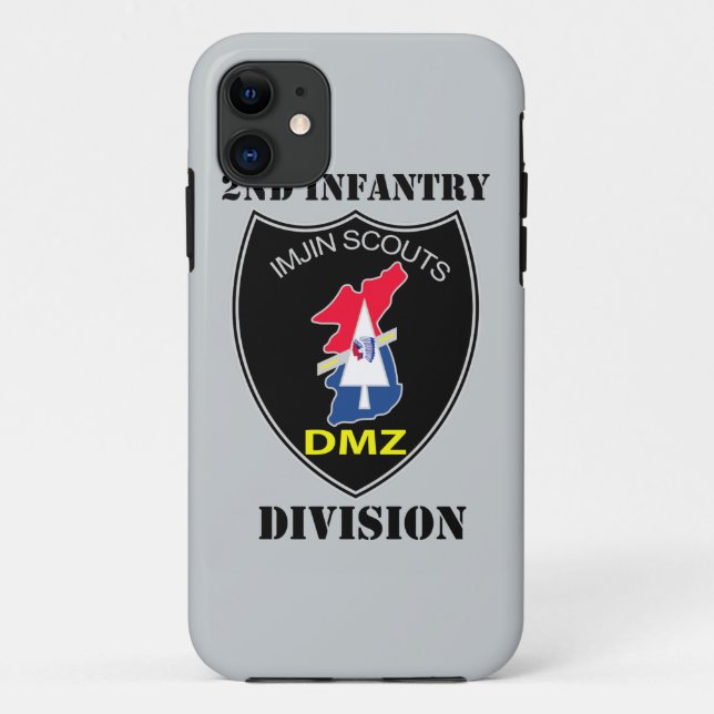 2nd Infantry Division - Imjin Scouts With Text Case-Mate iPhone Case (Back)