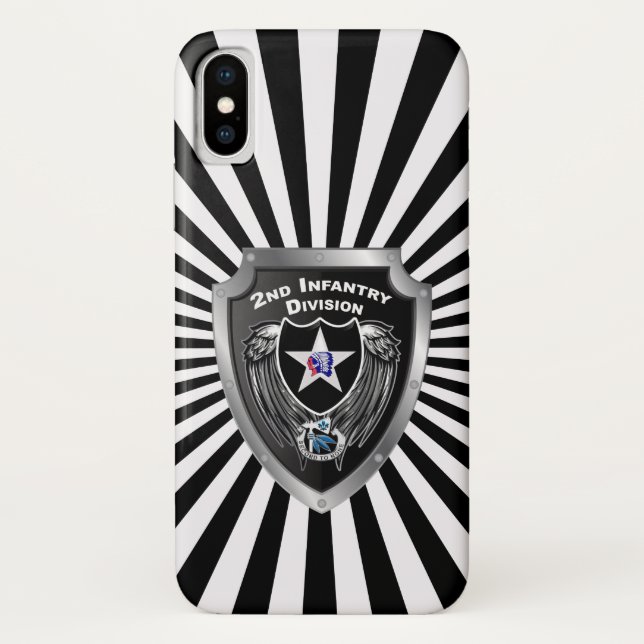 2nd Infantry Division “Indianhead Division” Case-Mate iPhone Case (Back)