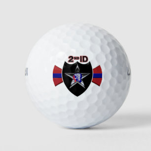2nd Infantry Division “Indianhead Division” Custom Golf Balls