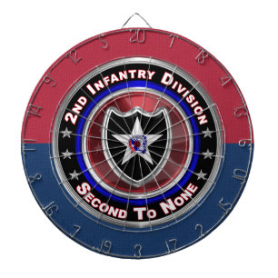2nd Infantry Division “Indianhead Division” Dartboard