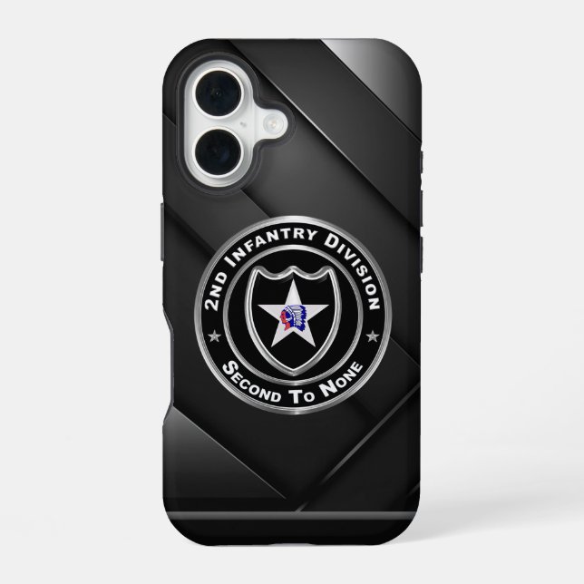 2nd Infantry Division  iPhone 16 Case (Back)