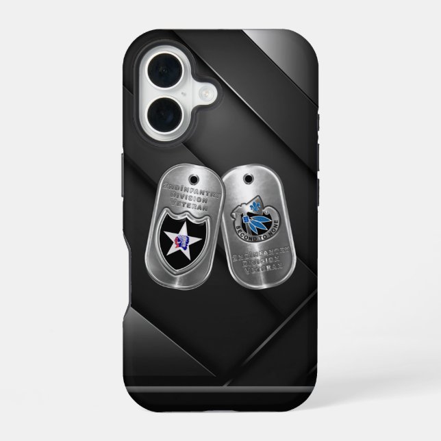 2nd Infantry Division  iPhone 16 Case (Back)