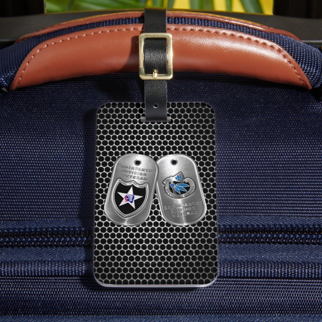 2nd Infantry Division   Luggage Tag (Front Insitu 2)
