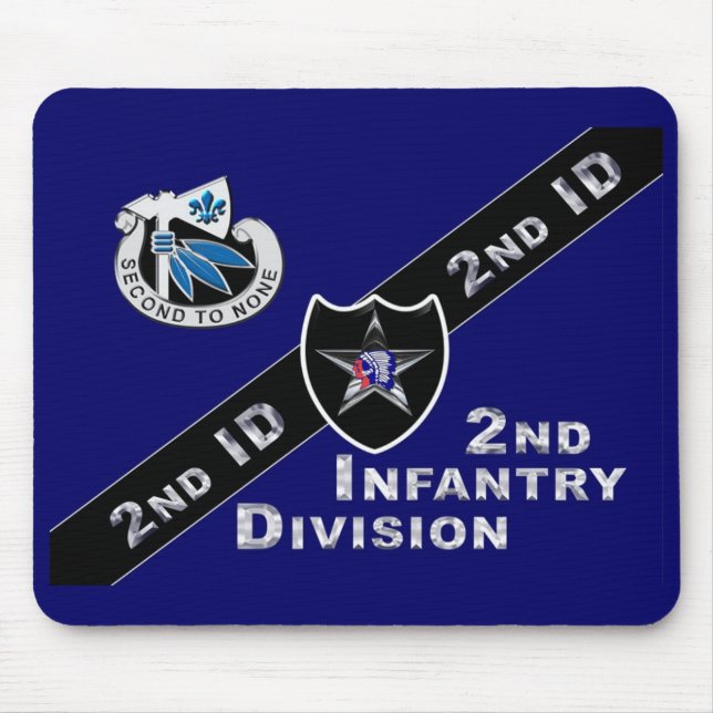 2nd Infantry Division  Mouse Pad (Front)