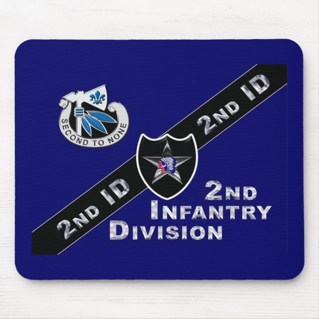 2nd Infantry Division  Mouse Pad (Front)