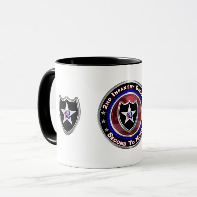 2nd Infantry Division  Mug (Front Left)