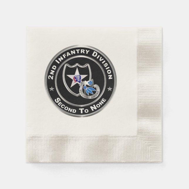 2nd Infantry Division  Napkin (Front)