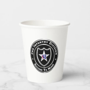 2nd Infantry Division Paper Cups