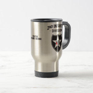2nd Infantry Division Patch Custom Travel Mug