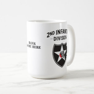 2nd Infantry Division Patch - Customisable Coffee Mug