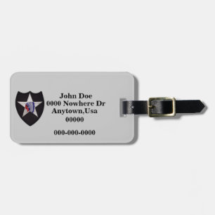 2nd Infantry Division Patch Luggage Tag